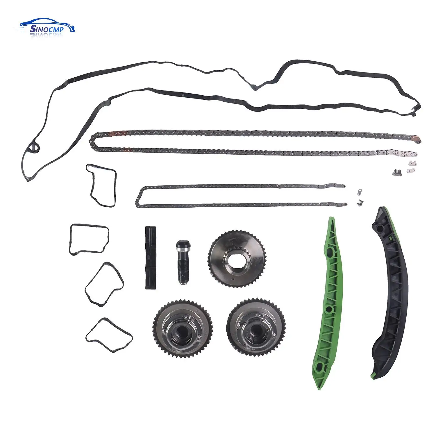 

​Camshaft Adjuster Gears & Timing Chain Kit 2710501400 2710502547 2710503347 2710501500 For Mercedes W203 W204 C200 E250 M271