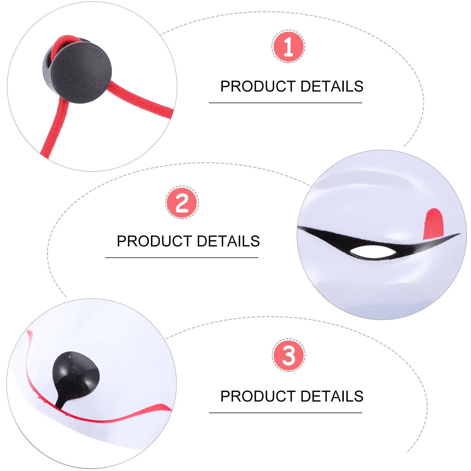 

1Pcs Foxes Mask Creative Costume Party Halloween Cosplay Mask for Stage Performance and Role Playing Cosplay Activity Prop