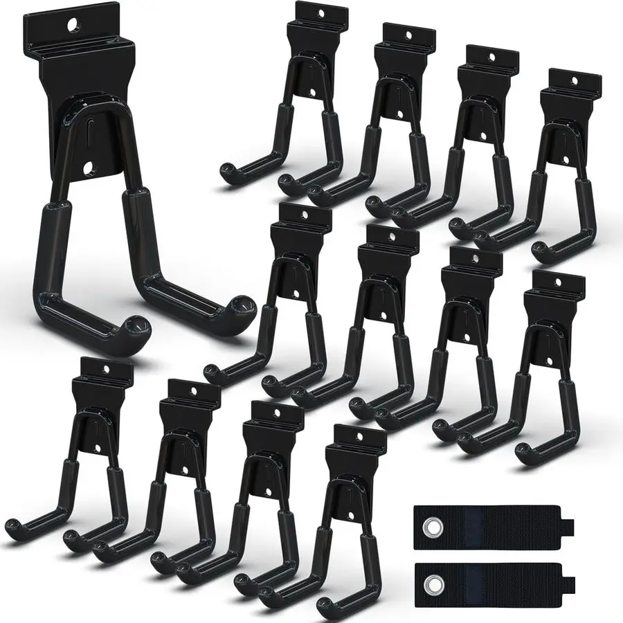 

Slat Wall Hooks 12 Pack 4.5 Inch, Slatwall Hooks U Shape,Slatwall Accessories Heavy Duty for Space Saving Used as Proslat Access