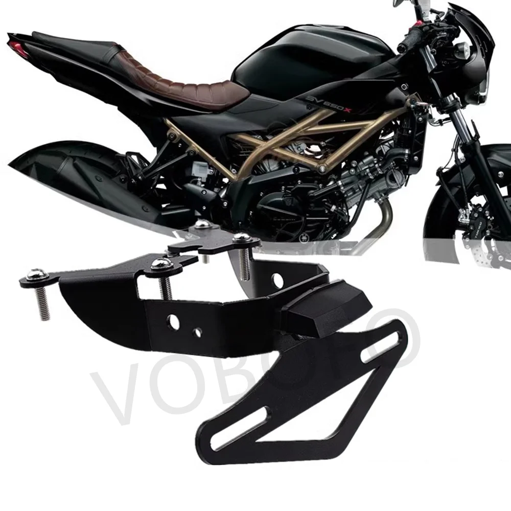 Motorcycle modification short tail license plate frame rear tail frame accessories For Suzuki SV650 2015-2021 SV650X 2018-2021