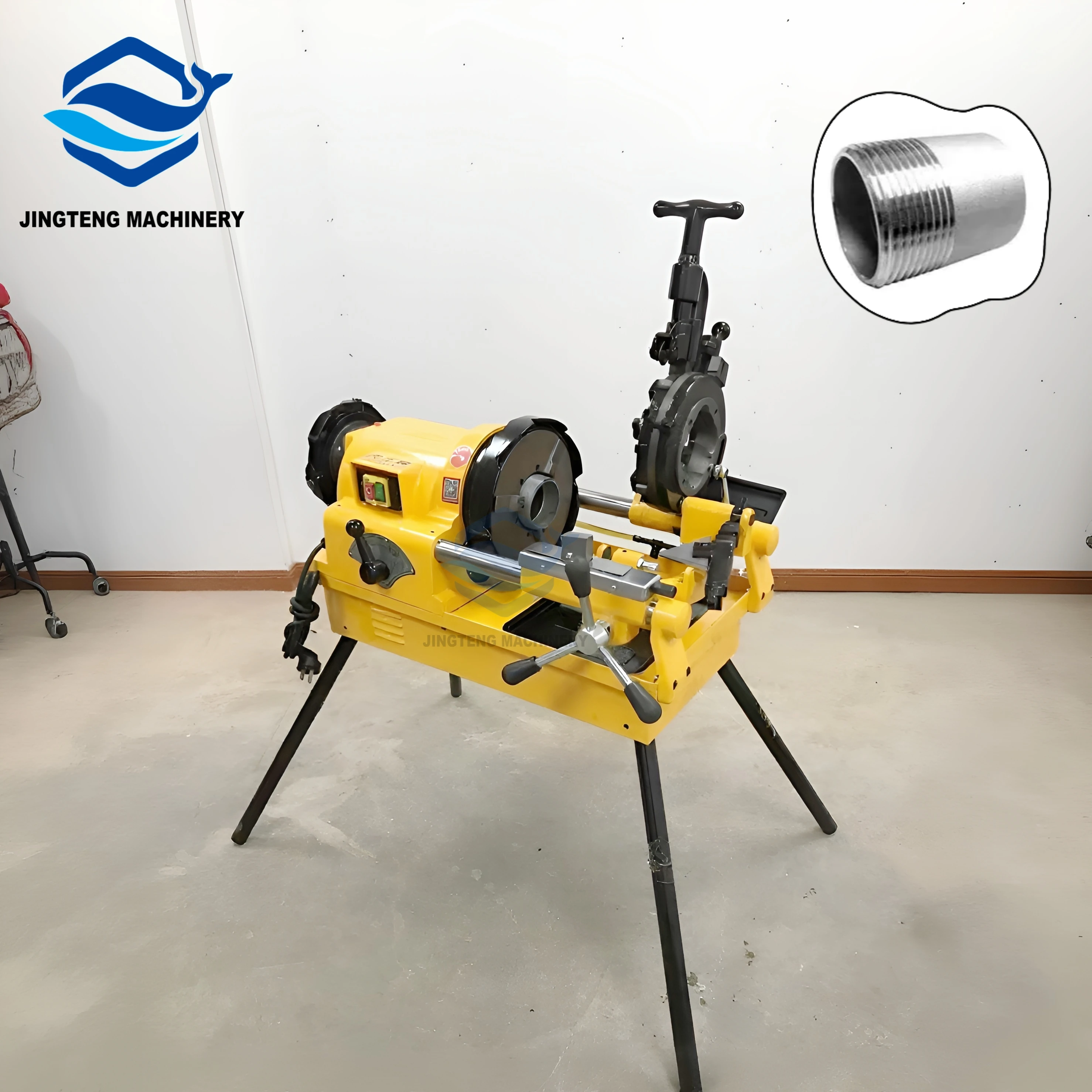

High Efficiency Electric Pipe Threading Machine 750W 2-inch Electric Pipe Threading Machine on Sale