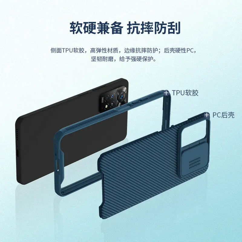 Realme GT2 Pro Case Original NILLKIN CamShield Slide Camera Protect Lens Privacy Cover For OPPO Realme GT 2 PRO Real Me GT2PRO