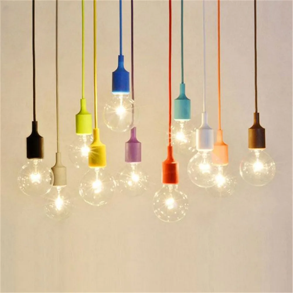 

Industrial Decor Pendant Lighting Colorful Art Pendant Lights Modern DIY Design Hanging Lamps Home Store Shop Pendant Lights