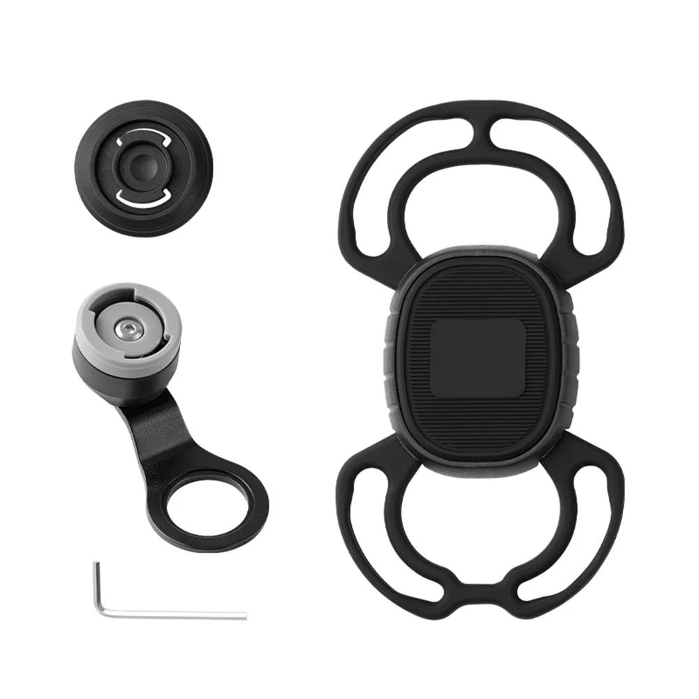 

For Bicycles Silicone Bike Stand 360 Rotation Mount Outdoor Adventures 360 Degree Phone Mount Compatible With Most Smartphones