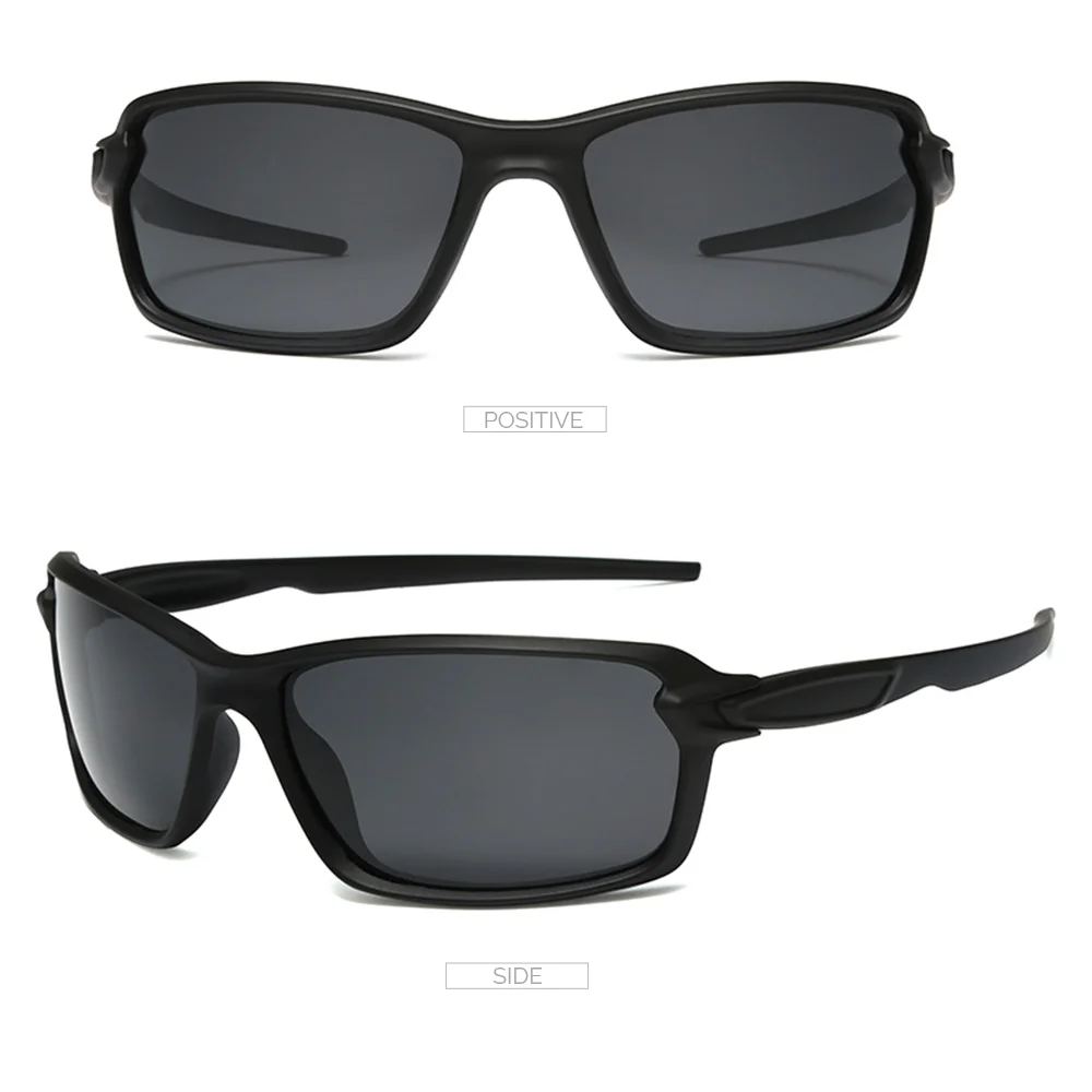 DINRGO Mirror Red Lens Men Sports Sunglasses Polarized Outdoor UV400 Driving Goggles Classic  Shades for Women