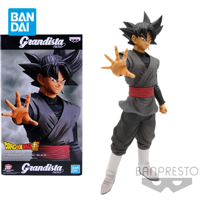 

Bandai Original DRAGON BALL SUPER Anime Figure Grandista Nero GOKU BLACK Action Figure Toys for Kids Gift Collectible Model