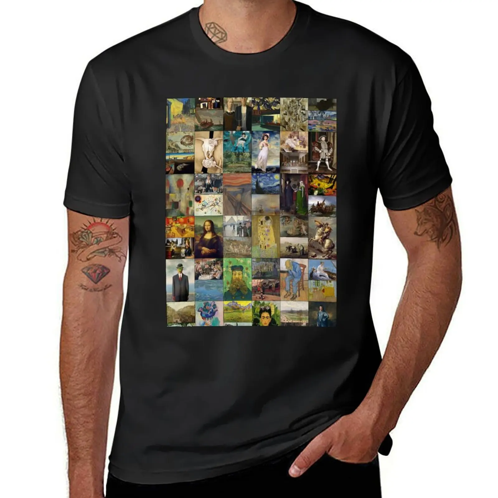 

Famous Paintings T-Shirt summer tops anime t shirts fashion shirts mens white t shirts