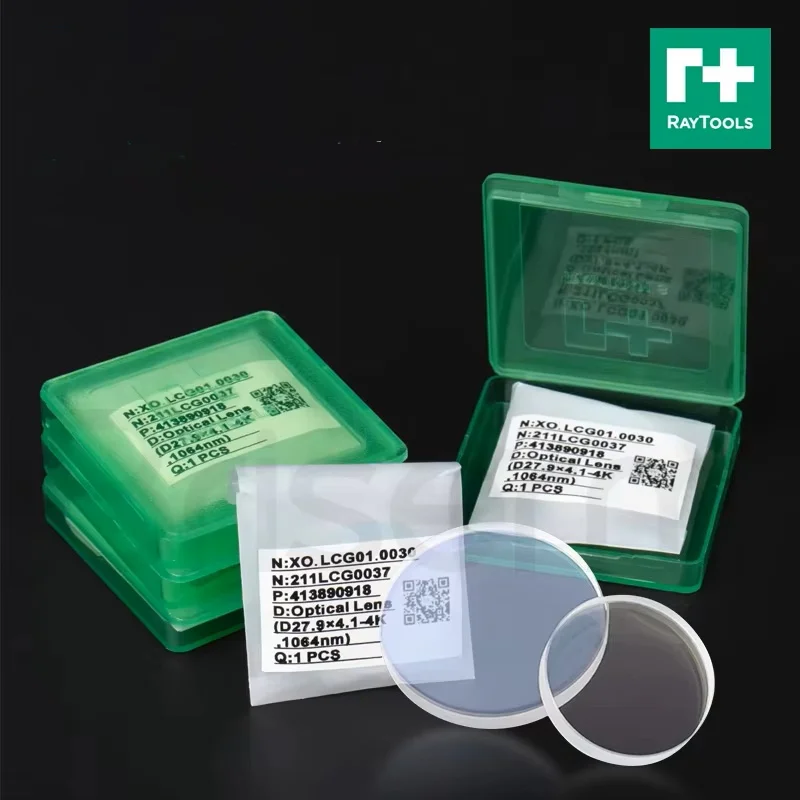 Briserm Raytools Fiber Laser Lens 27.9x4.1 24.9x1.5 4kw Raytools Laser Optische Bescherming Windows Lens 211LCG0037 211LCG0020