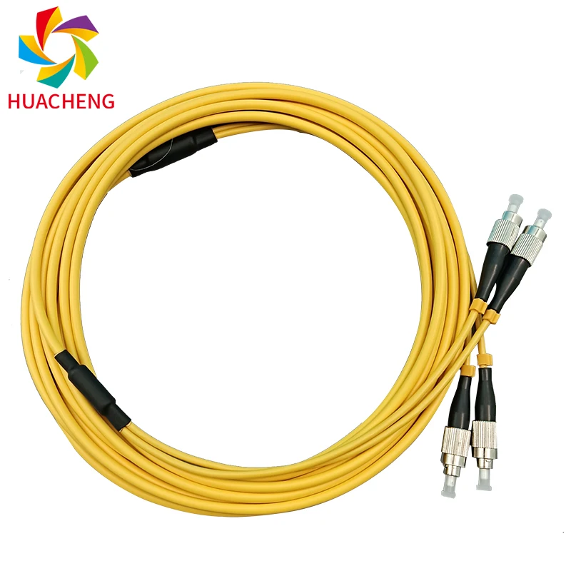 Printer Duplex Fiber Optic Cable Single Mode 3.0mm 6M Fiber Optic Patch Cord FC/UPC Jumper Cable