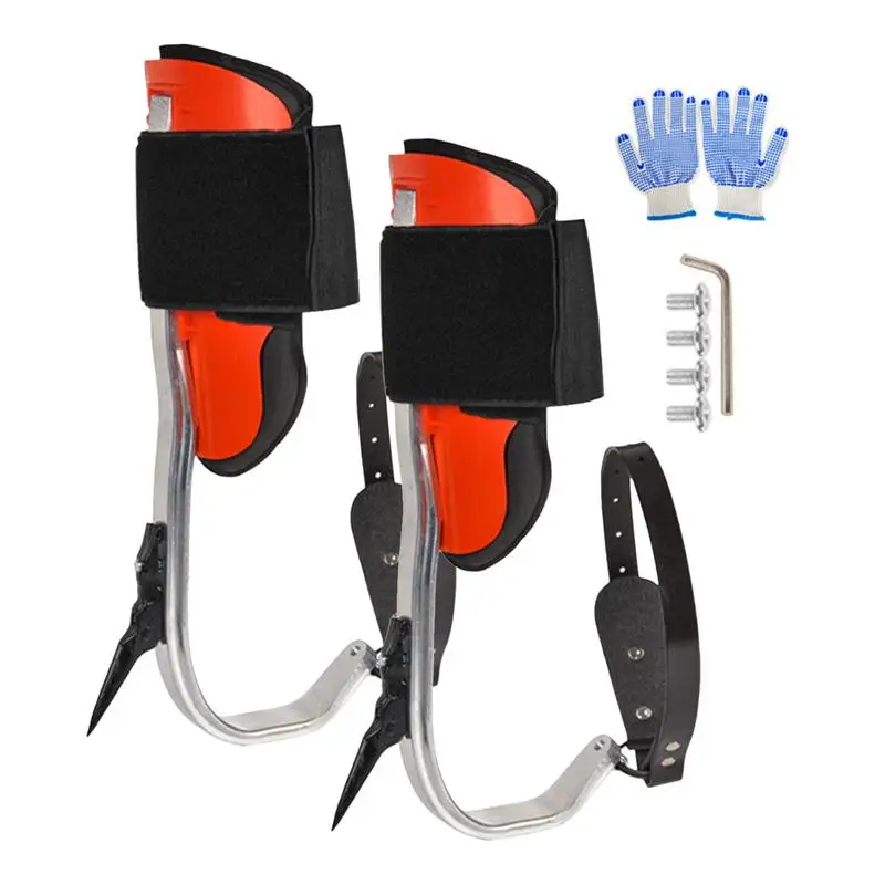 Heavy Duty Tree Climbing Gear Kit with Gaffs And Harness Outdoor Jungle Gear Pole Climbing Shoes for Safety And Efficiency