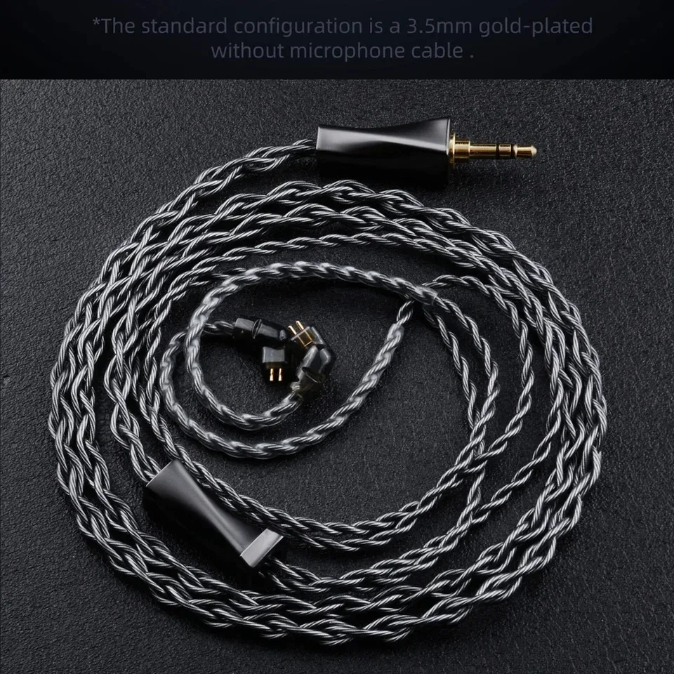 FAAEAL несвязанный 10 мм DLC композитный диафрагменный драйвер Hi-Fi наушники-вкладыши со съемным 2-контактным кабелем