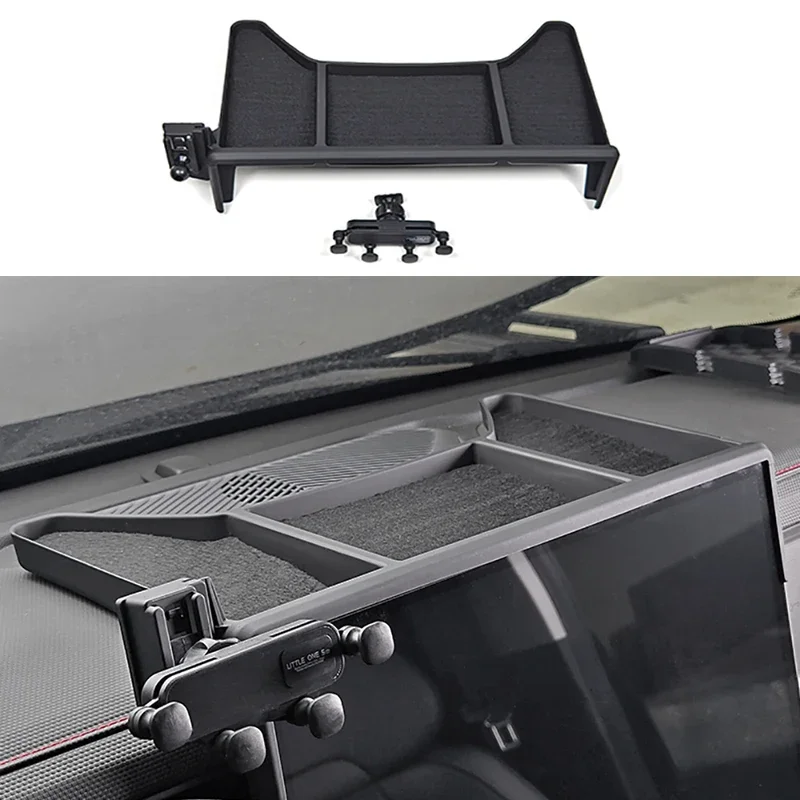 Rear Screen Phone Holder For Chery Jetour Traveler T2 2023 2024 2025 Car Storage Box Card Interior Modification Accessories