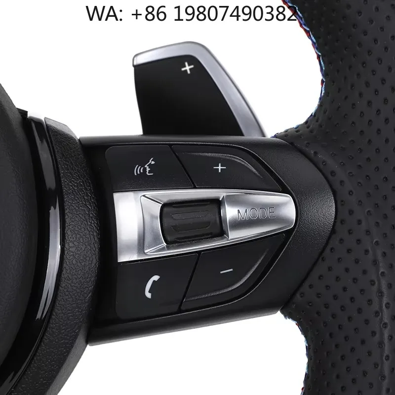 Volante de Couro M Sport, Multi F-Fit, Acessórios de Interior de Carro Personalizados de Alto Desempenho