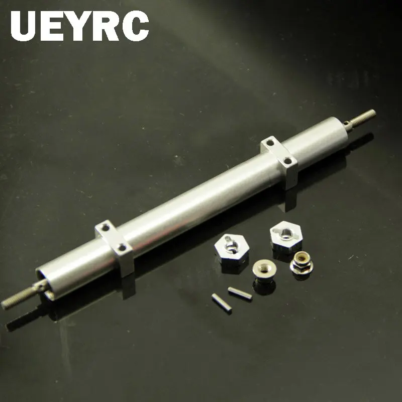Metal Unpowered Trailer Axle 120mm/140mm Length for 1/14 Tamiya RC Truck Tipper SCANIA 770S 56368 VOLVO ACTROS BENZ MAN Car