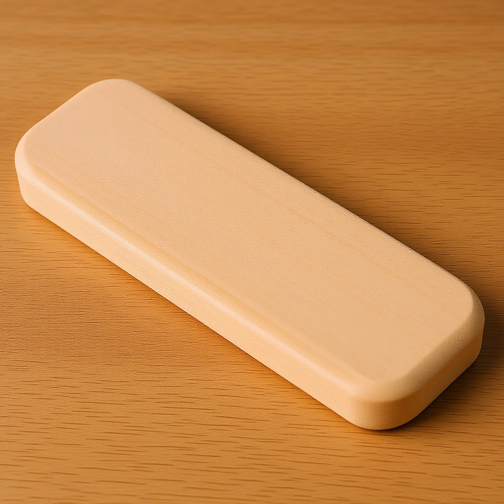 

1pc Bamboo Stationery Pen Box Durable Retro Design Elegant Pen Case Office Supplies Storage Box Gift For Writing Instruments