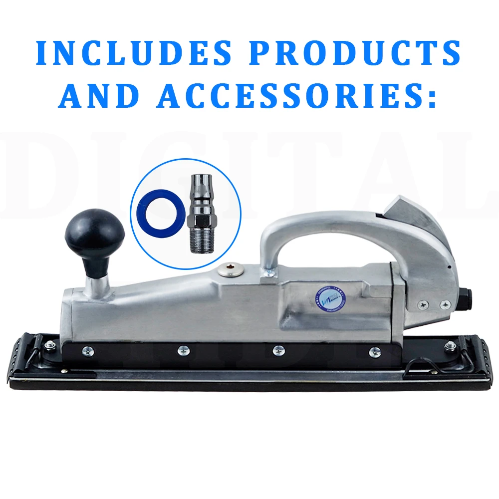 Pneumatic Air Sander Straight Line Orbital Reciprocating Sander Polisher Metal Wood Floor Polishing Sanding Buffing Machine