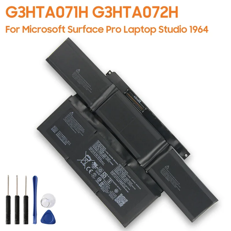 Replacement Battery G3HTA071H G3HTA072H For Microsoft Surface Pro Laptop Studio 1964 13.2V 4948mAh