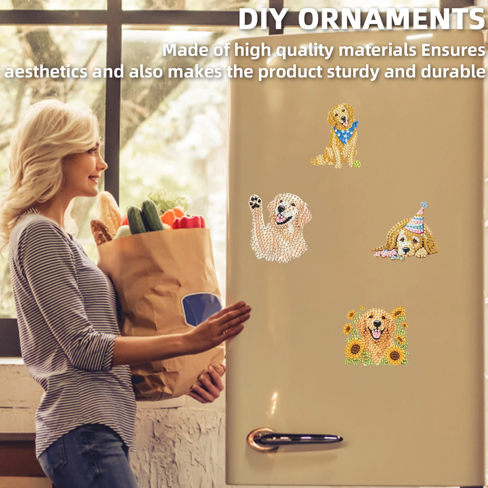 4 Stück Acryl DIY Diamant-Male – Art Craft Magnet Bewertung und Preis