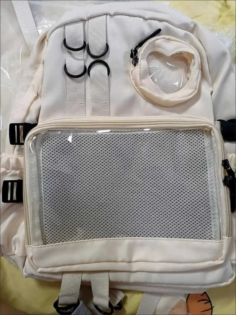 Todos os jogos ita saco meninas adolescentes moda nova na moda mochilas transparentes para as mulheres 2024 grande capacidade saco de escola bolsa