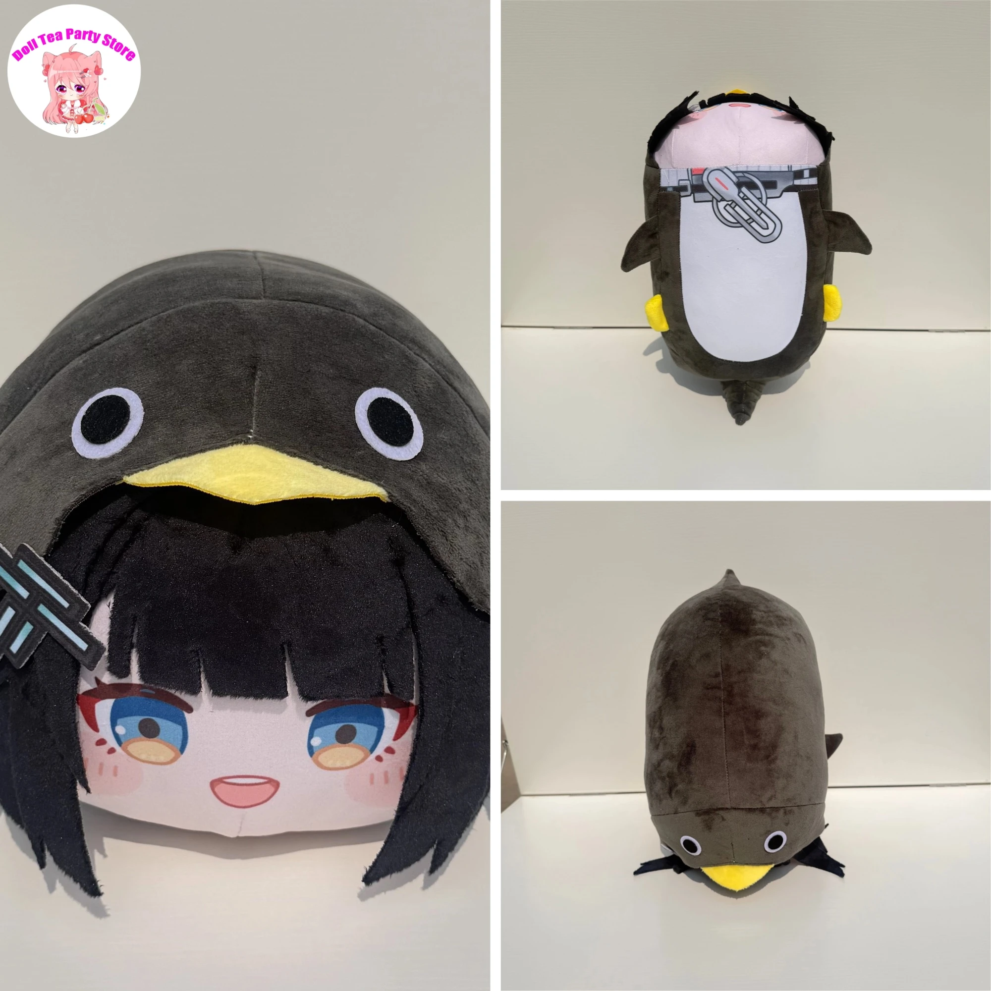 

Little Penguin Administrator Cute PAPA Pillow Plush Stuffed Dango Anime Arknights: Endfield Ornament Toys Sofa Back Cushion