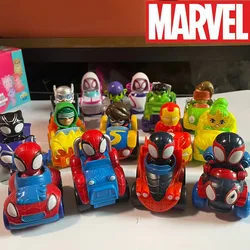 New Spider Man Spidey And His Amazing Friends Action Figure Anime Avengers Scooter Car Iron Man Captain America Doll Hand Model