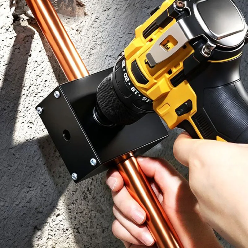 Universal Semi Automatic Handheld Threading Machine One Hand Operation With Interchangeable Wheels
