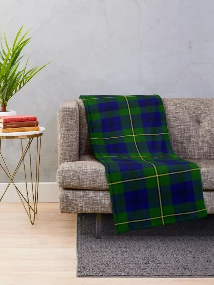 Clan Johnstone Tartan Throw Blanket Soft Big Flannel Blankets