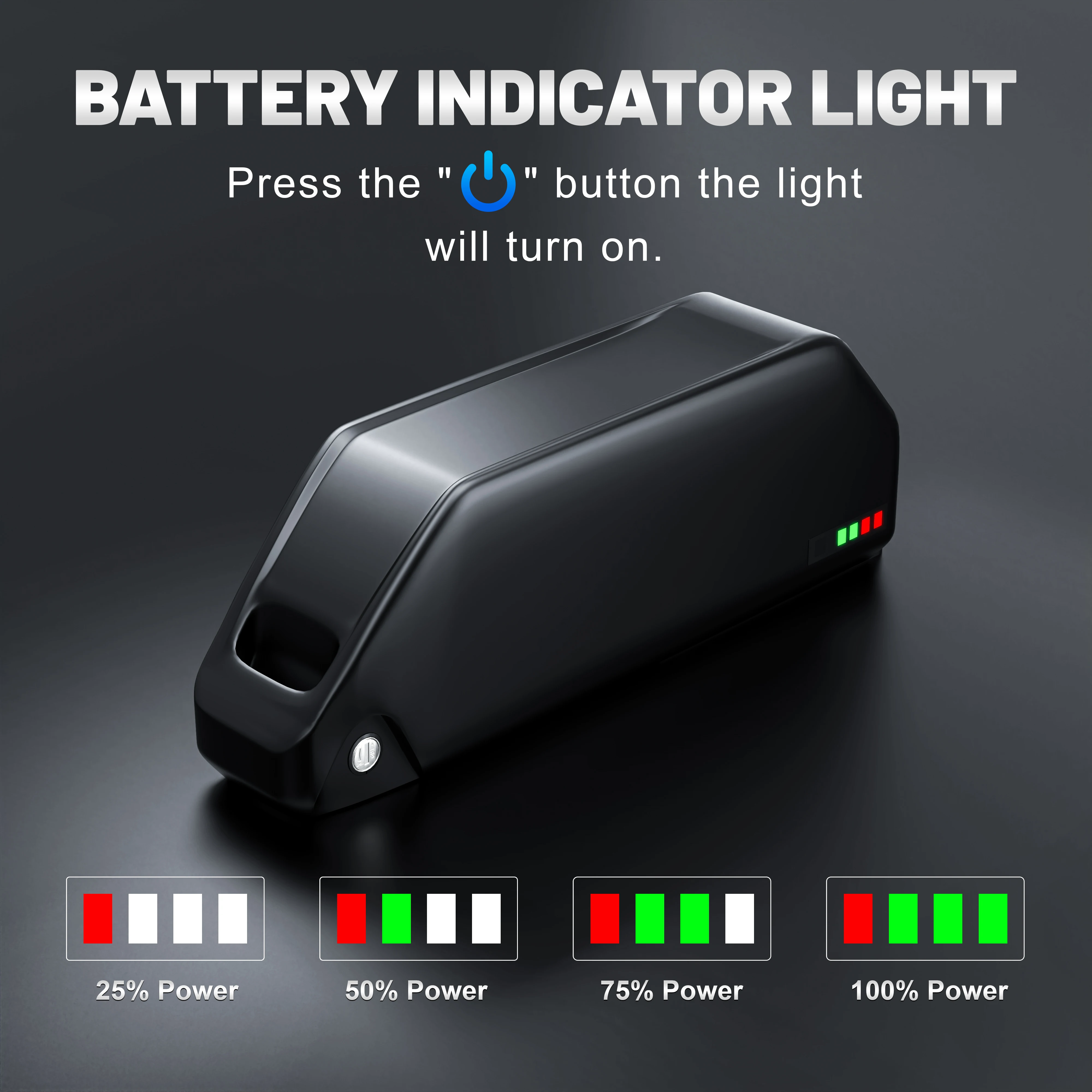 21700 52V 25Ah Lithium EBIKE Battery 50A BMS with 4A Charger 500W 750W 1000W 1500W 2000W