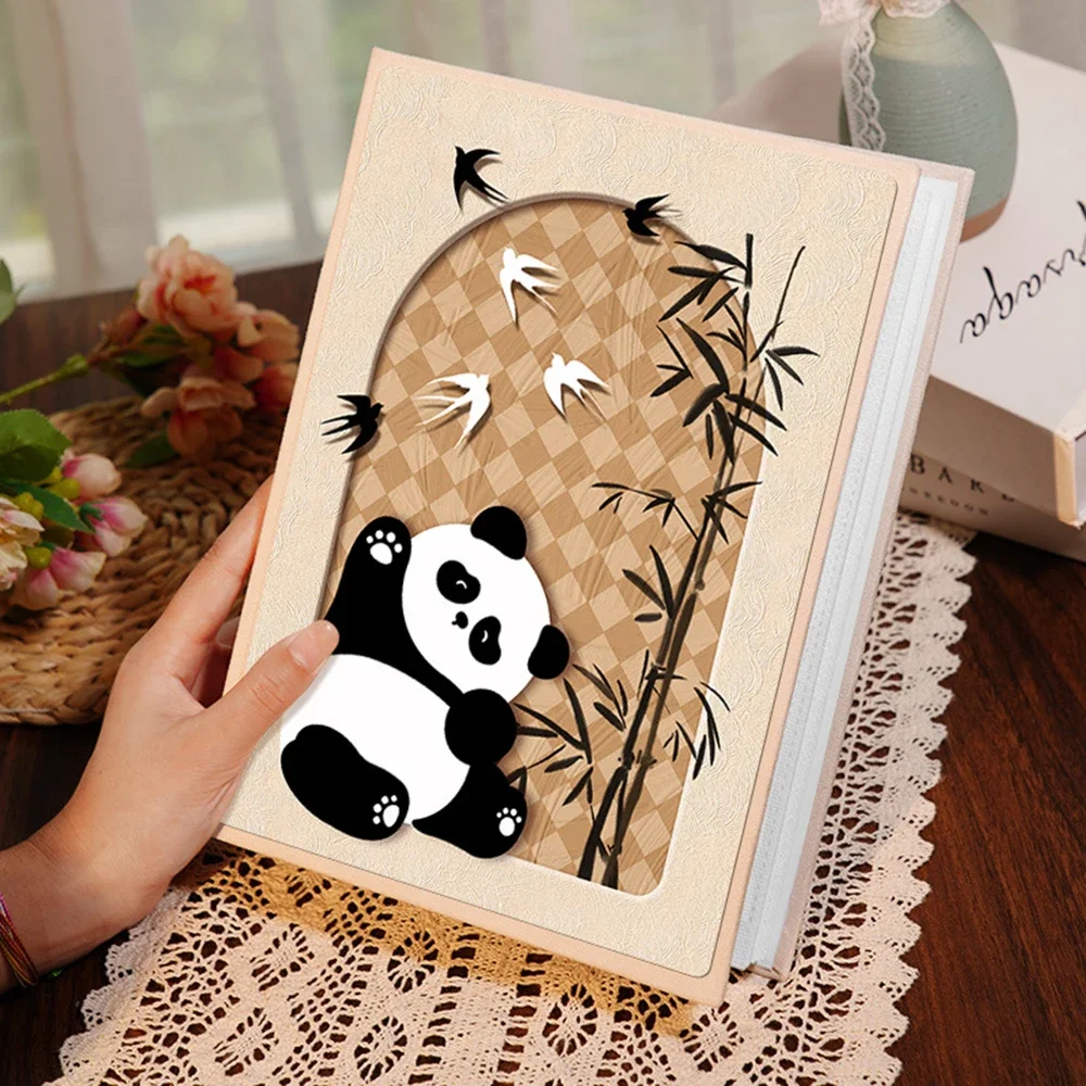 6 Inch DIY Scrapbooking Album Self Adhesive Photo Book for Anniversary Family Photos Record Memory Photocard Collect Book Gifts