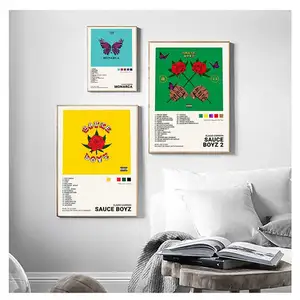 Nordic Pop rapper Quevedo Poster, Aesthetics, Mora Feid, Eladio, Coelho Carrion, Alejandro, Music Album, Canvas, Wall Art, Room Decor 6 Main Sales Quevedo - №5