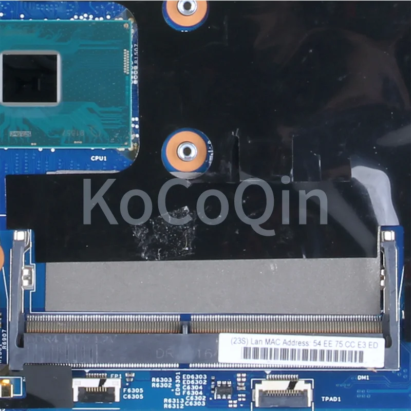 Imagem -05 - Placa-mãe do Portátil para Lenovo Placa-mãe para Lenovo P51s T570 168201 i5 i7 7th Gen 01er445 02hl408