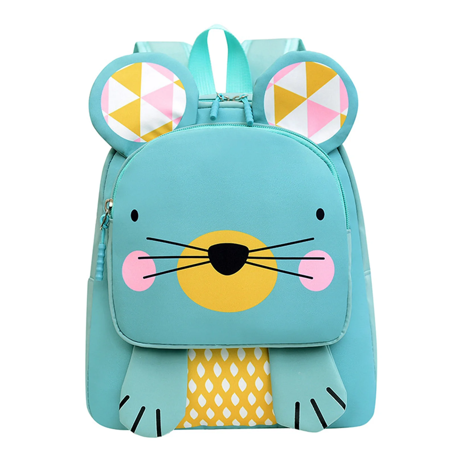 Toddler Preschool Waterproof Backpack Breathable Load-relief Cartoon Animal Pattern Bookbag for Students Bookbag Outdoor Daypack