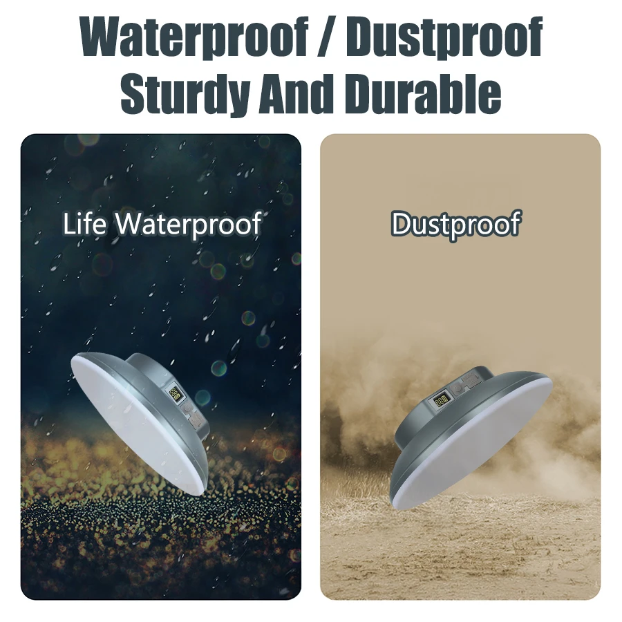 18000 MAH LED Camping Lamp Rechargeable High-power Dual-mode Strong Light Emergency Light Portable Waterproof Hanging Tent Torch