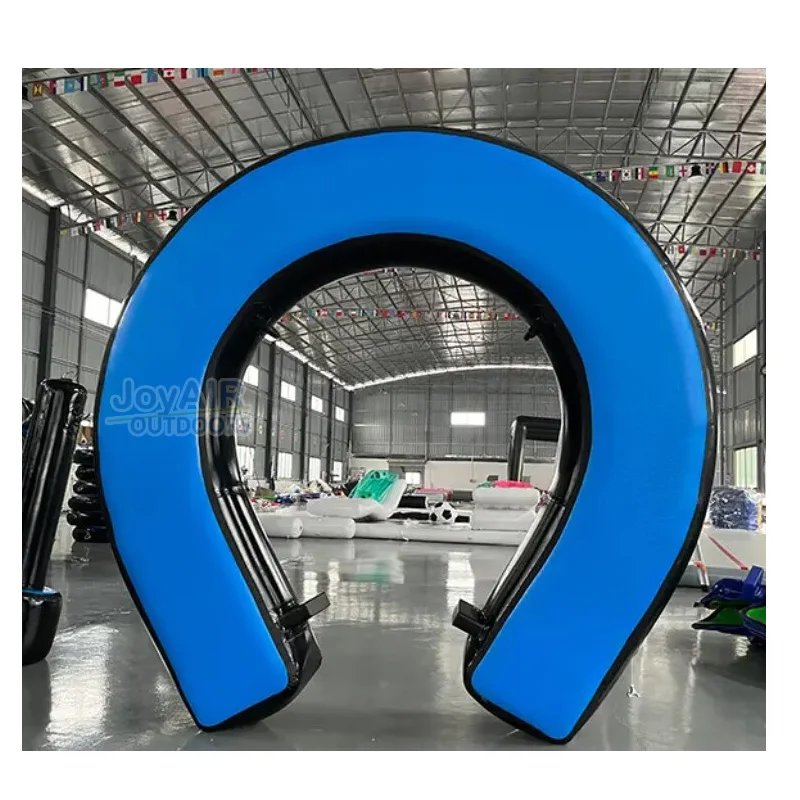 

Unisex PVC Air Track Crawl Bridge Obstacles Course With Inflatable Swing Steps Air Spots Pool Park 1