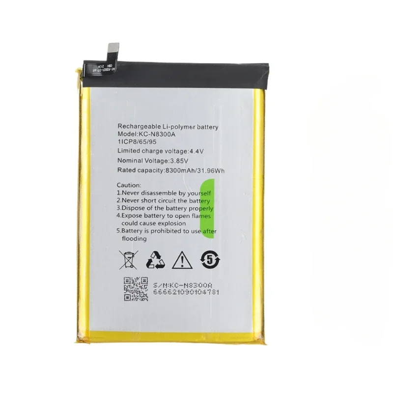 For Oukitel WP17 Battery High Capacity 8300mAh KC-N8300A Battery Backup Replacement