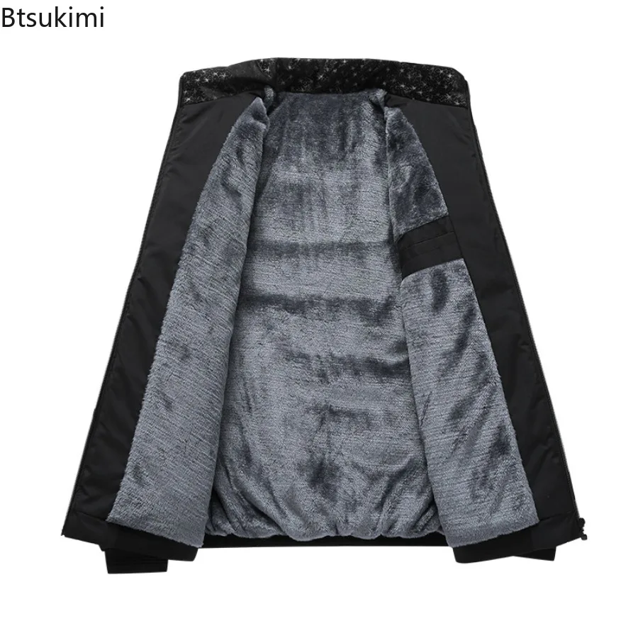 Men's Warm Jackets Cotton Padded Jacket Casual Sports Autumn and Winter Stand Collar Warm Thick Parkas Jacket Youth XXS-2XL Size