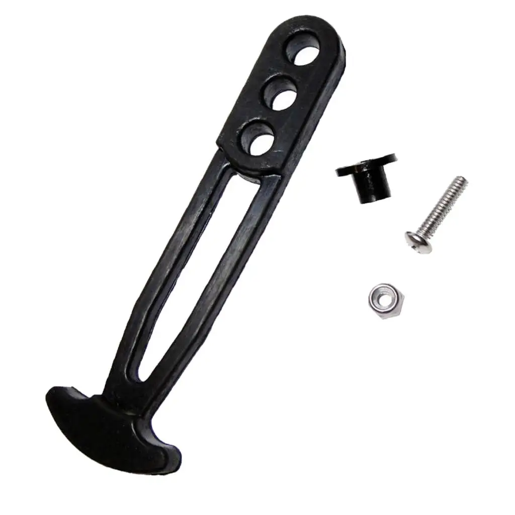 Marine Boat Sport Boarding Ladder Retaining Latch Band Universal - 3 Holes - Black