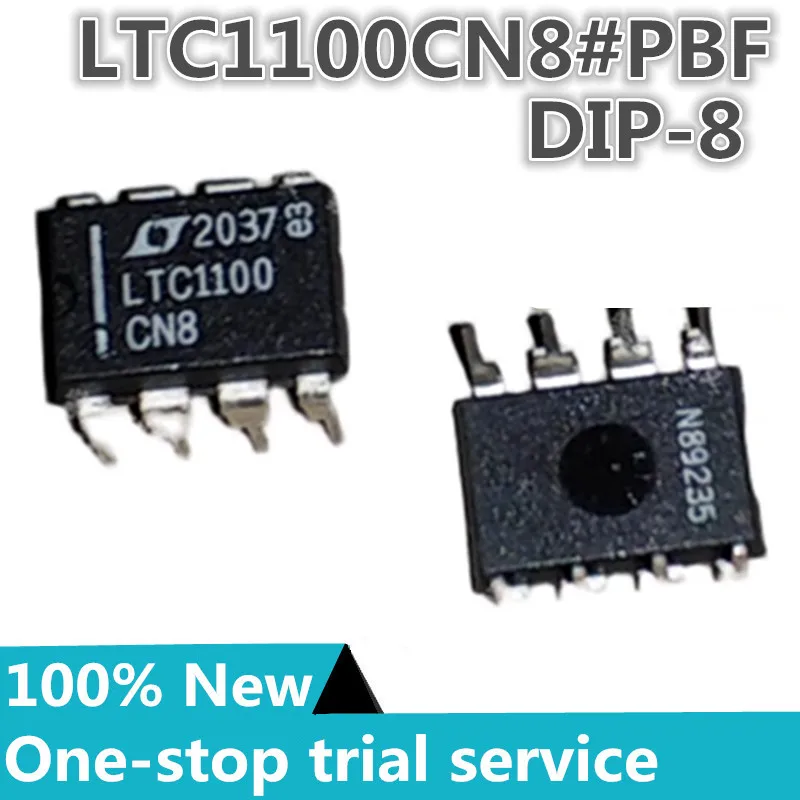 

2-100PCS %New original LTC1100CN8 LTC1100CN8#PBF Instrument amplifier Differential input High input impedance low drift DIP-8