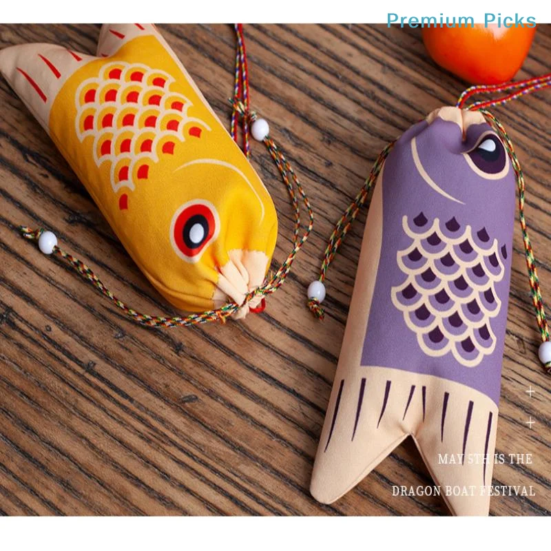 Koi Carp Blessing Bag Pendant Hanfu Decoration Graduation Gift Lucky Pouch Sachet Jewelry Bags Koi Carp Blessing Bag Coin Purse