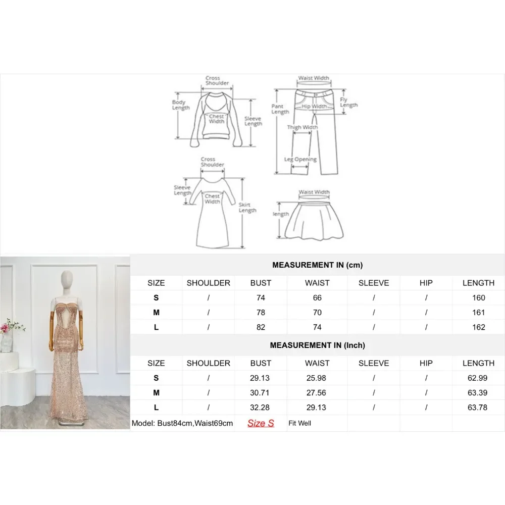 Paillettes perles sans manches dos nu poussiéreux rose Tube Maxi robes pour la fête