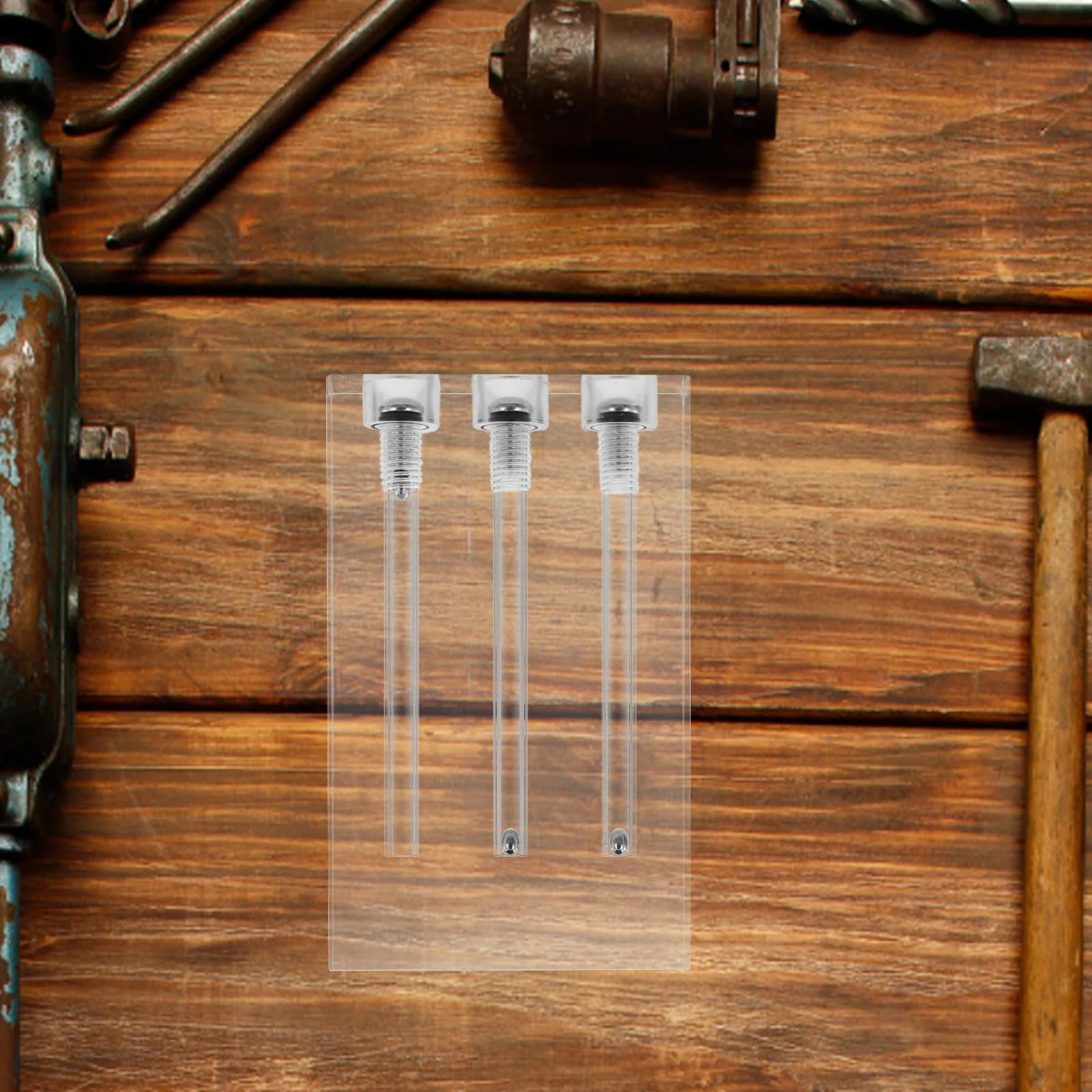 

1Set Acrylic Automobile Oil Quality Comparator 3 Hole Transmission Engine Oil Viscosity Tester Demo Stand