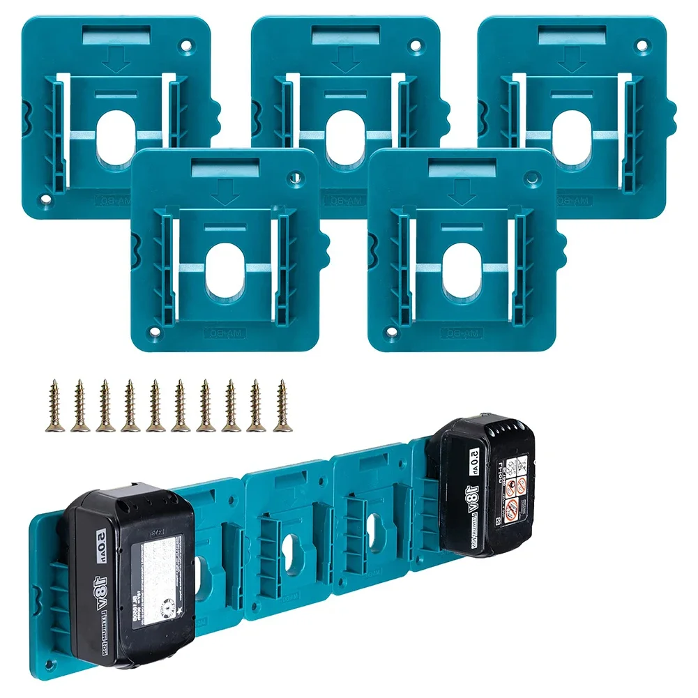 

Tidy Up Your Workshop with a Set of Five Reliable Holders Designed Specifically for the For 18V Series Batteries