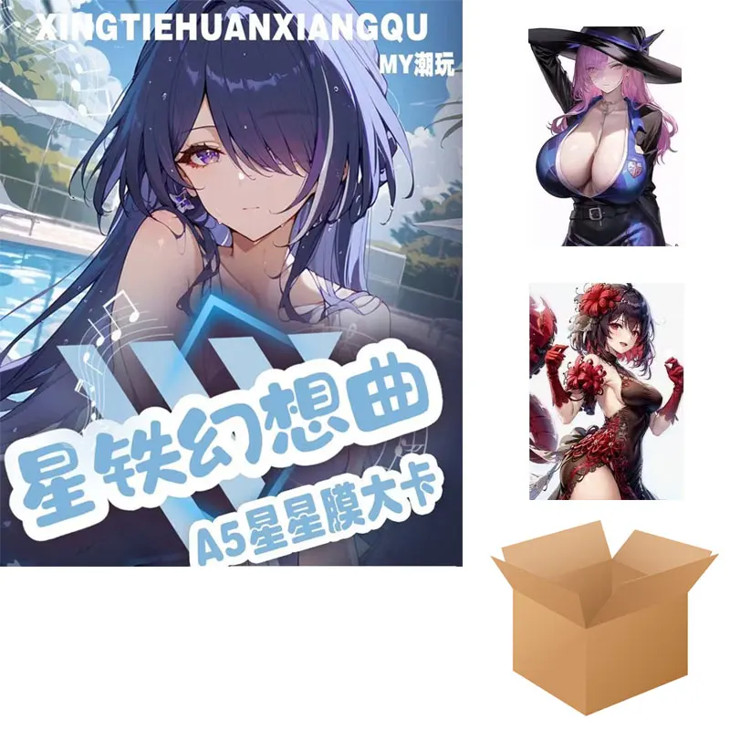 Goddess Story A5 Cards Booster Box Wholesale Star Rail Fantasia 1case Tcg Board Party Games Playing Anime Cards