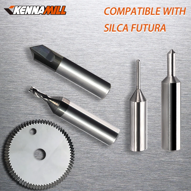 

Key Cutter Swiss Carbide Milling Cutter 01LW 02LW 04LW 01DW Tracer point 01T Compatible with Silca Futura Key Duplicator Machine