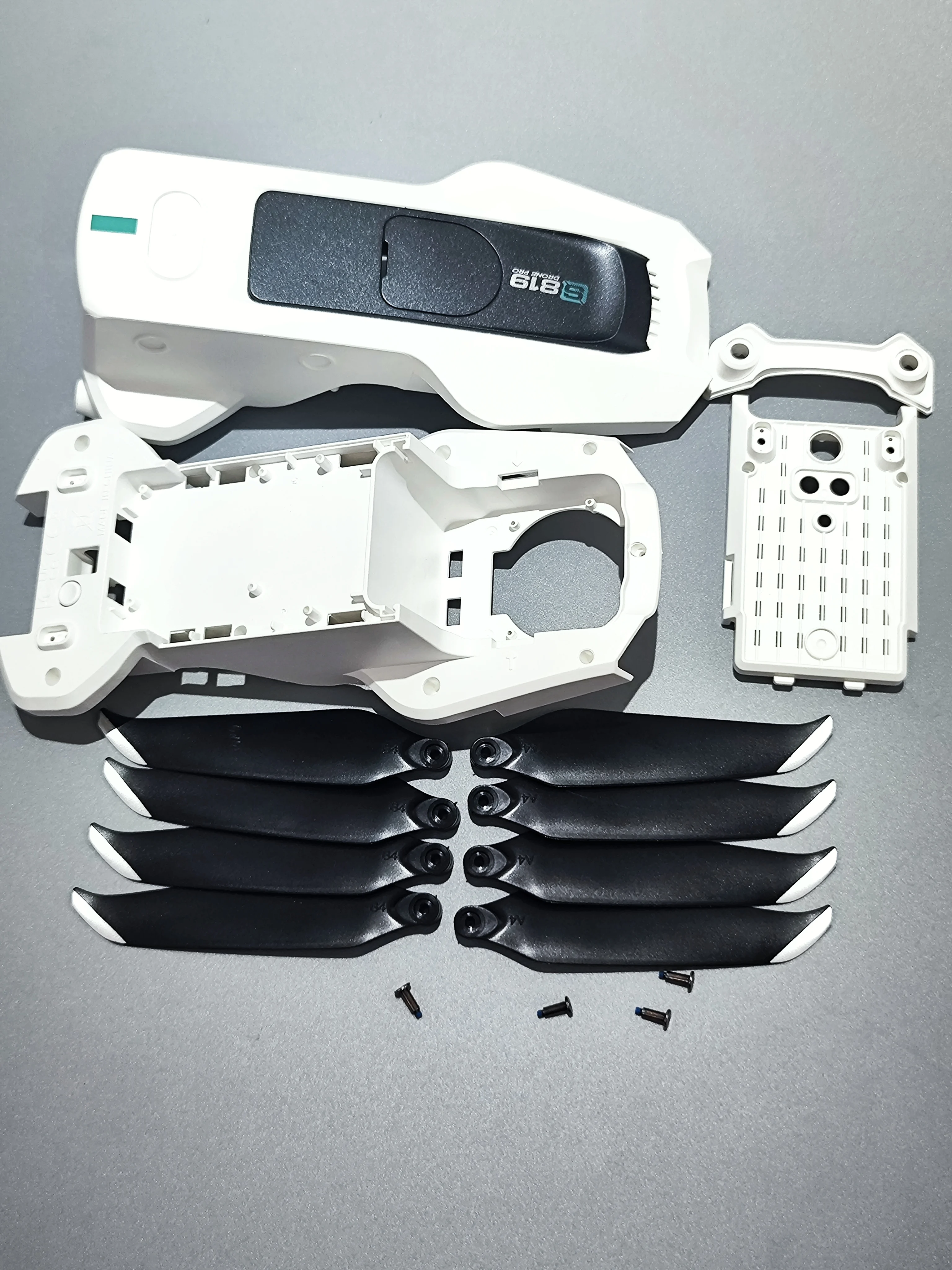 Original S819PRO Motor sin escobillas RC Quadcopter GPS Dron plegable S819 carcasa del cuerpo principal Original cubierta superior inferior accesorios de hoja