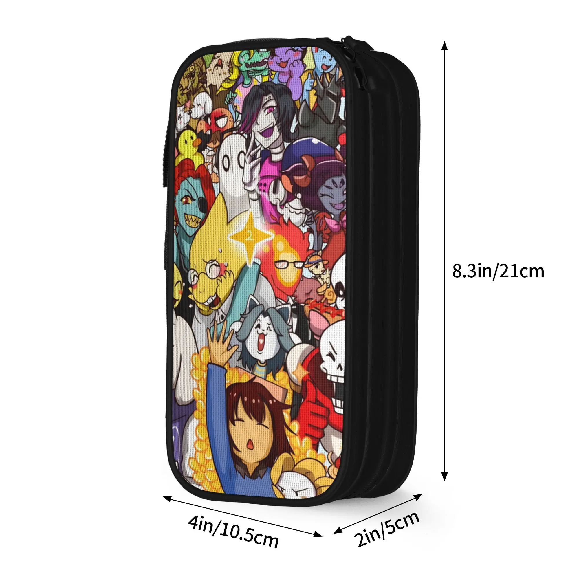 Astuccio per matite Game Undertales, porta penne alla moda, borse per studenti, grande capacità di archiviazione, regali scolastici per studenti, astu