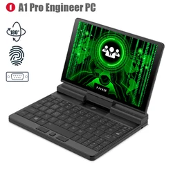 One A1 Pro Engineer PC Flip Laptop IPS 7 Inch Intel Core i5-1130G7 Pocket Computer 16G 512GB RS232 Portable Tablet Windows 11 OS