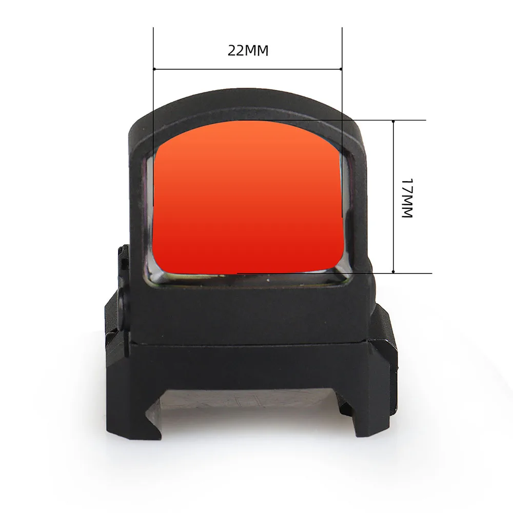 PPT 1x22 3MOA ريد دوت البصر ريفلكس Riflescope نطاق الصيد مع جبل واسع السكك الحديدية المشارك الشتاء المجسم AR15 OS2-0142