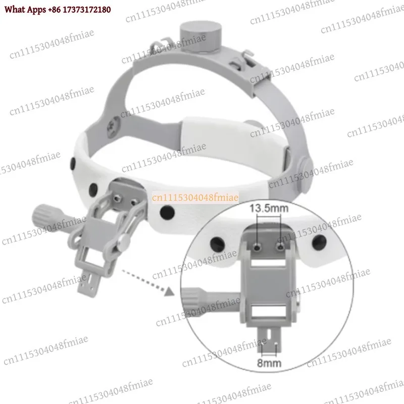 White/Black Light Weight Adjustable Medical Oral ENT Magnifier Dental Headlight Helmet