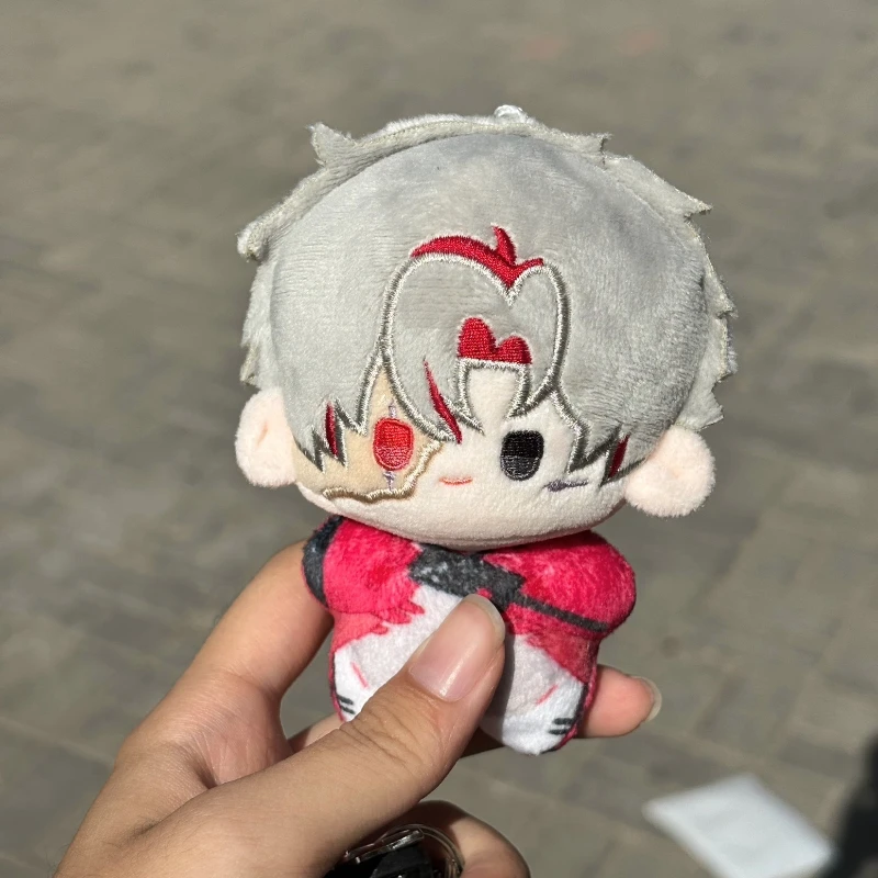 10cm Anime juego Wuthering Waves cicatriz Kawaii Cosplay muñeca de algodón estrella de mar cuerpo Mini peluches suaves llavero figuras de juguete regalo para seguidores